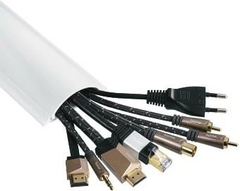 Mbështjellës kabllosh Hama 220984, vetë-ngjitës, i bardhë