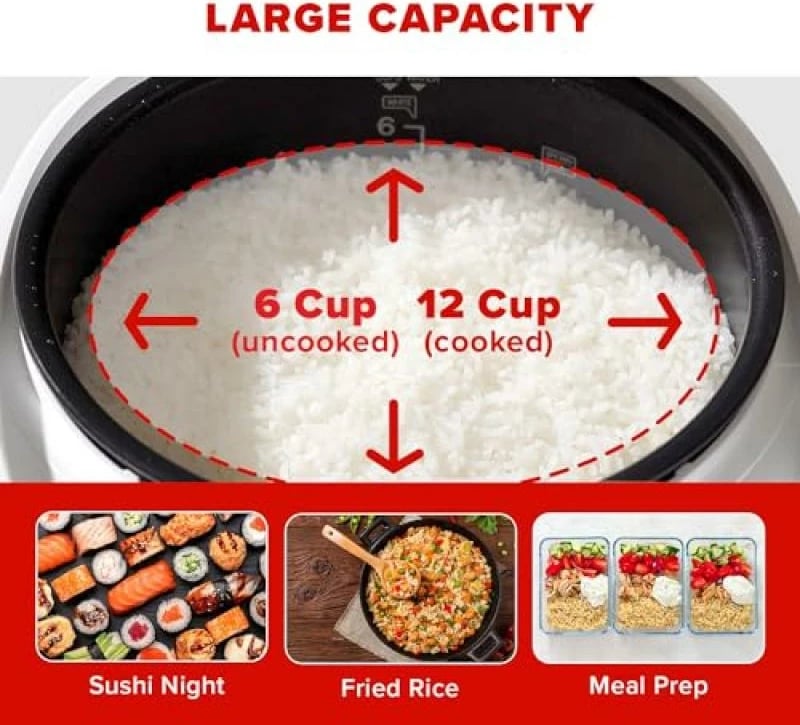 Gatues orizi, Cuckoo, CR-0641F, 1008 ml (1.0 L), e bardhë