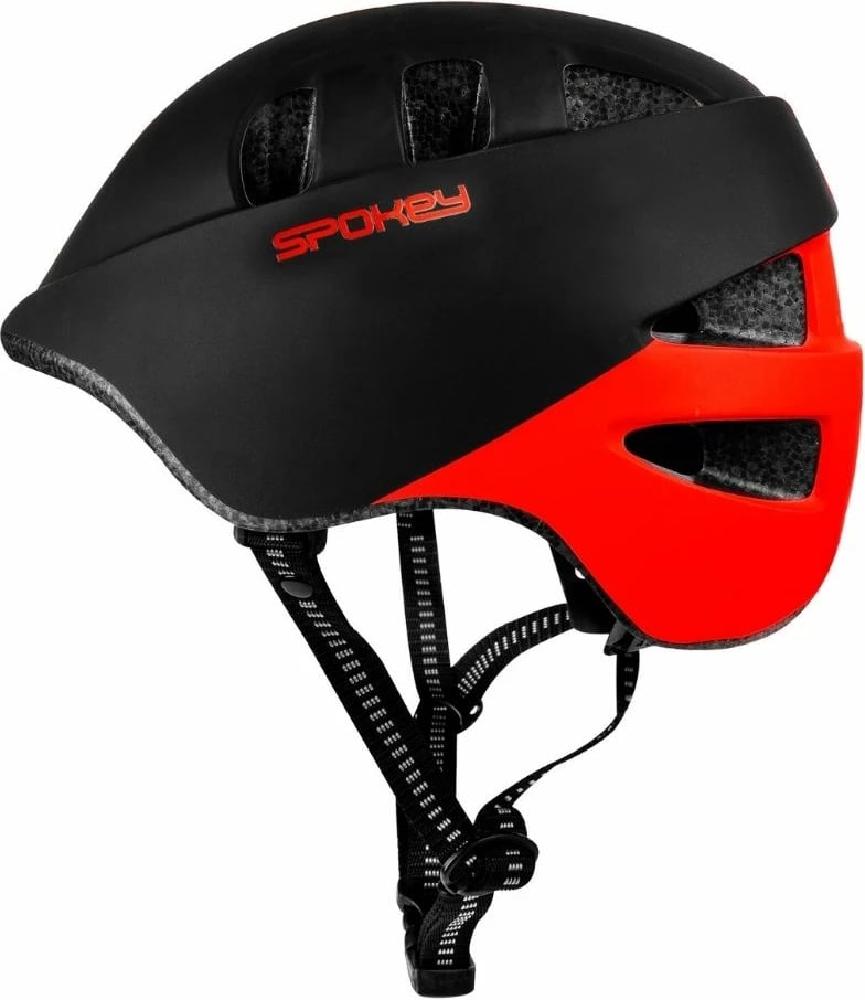 Helmetë biçiklete Spokey unisex, e zezë