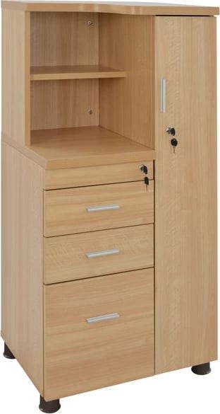 Dollap profesional për zyre, ngjyrë lisi, FH2052.01R, 60x46x120 cm