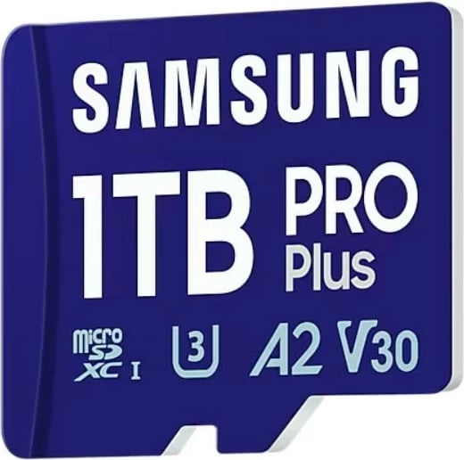 Kartelë memorie microSD Samsung PRO Plus 1TB me adapter SD, Blu