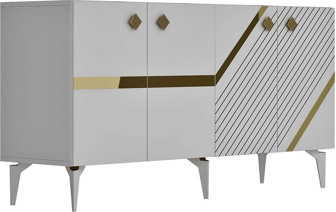 Konsolë Hanah Home, Iris, e bardhë dhe ari