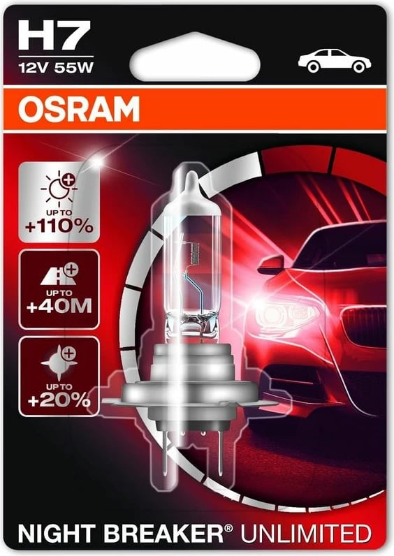 Lampa H7 12v 55w +150% Px26d 64210nl-01b Osram