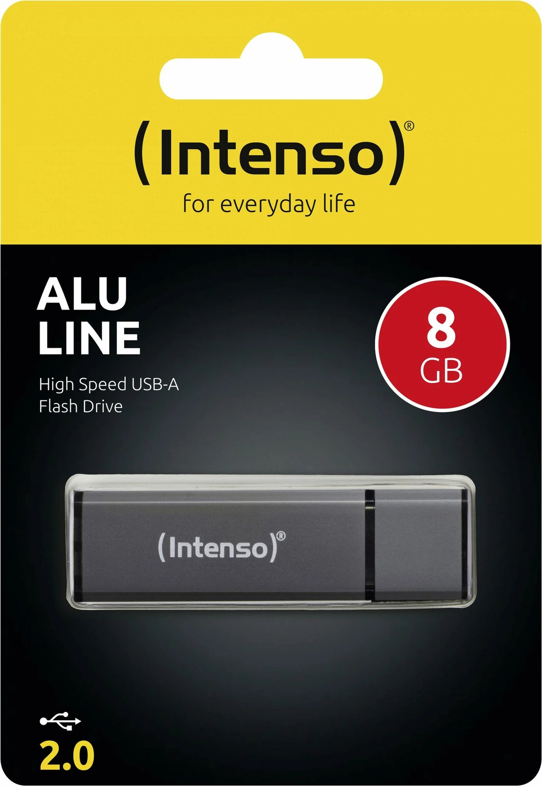 USB flash Intenso Alu Line 8GB, USB 2.0, anthracite