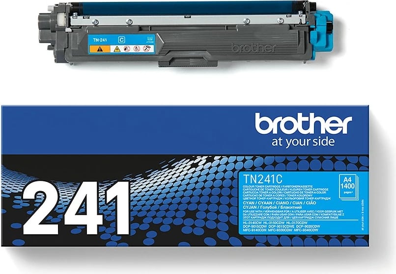Toner Brother TN-241C cyan, origjinal, 1400 faqe Toner Brother TN-241C cyan, origjinal, 1400 faqe