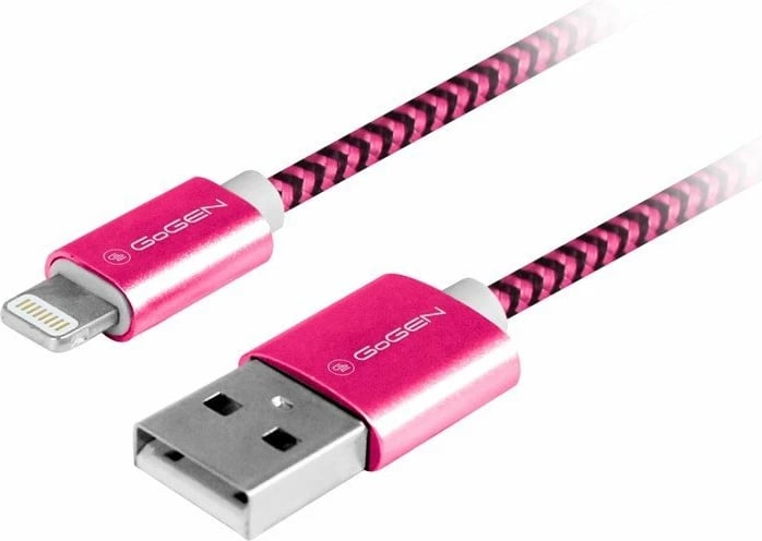 Kabllo Usb GOGEN GOGLIGHTN100MM25 (Pembe)