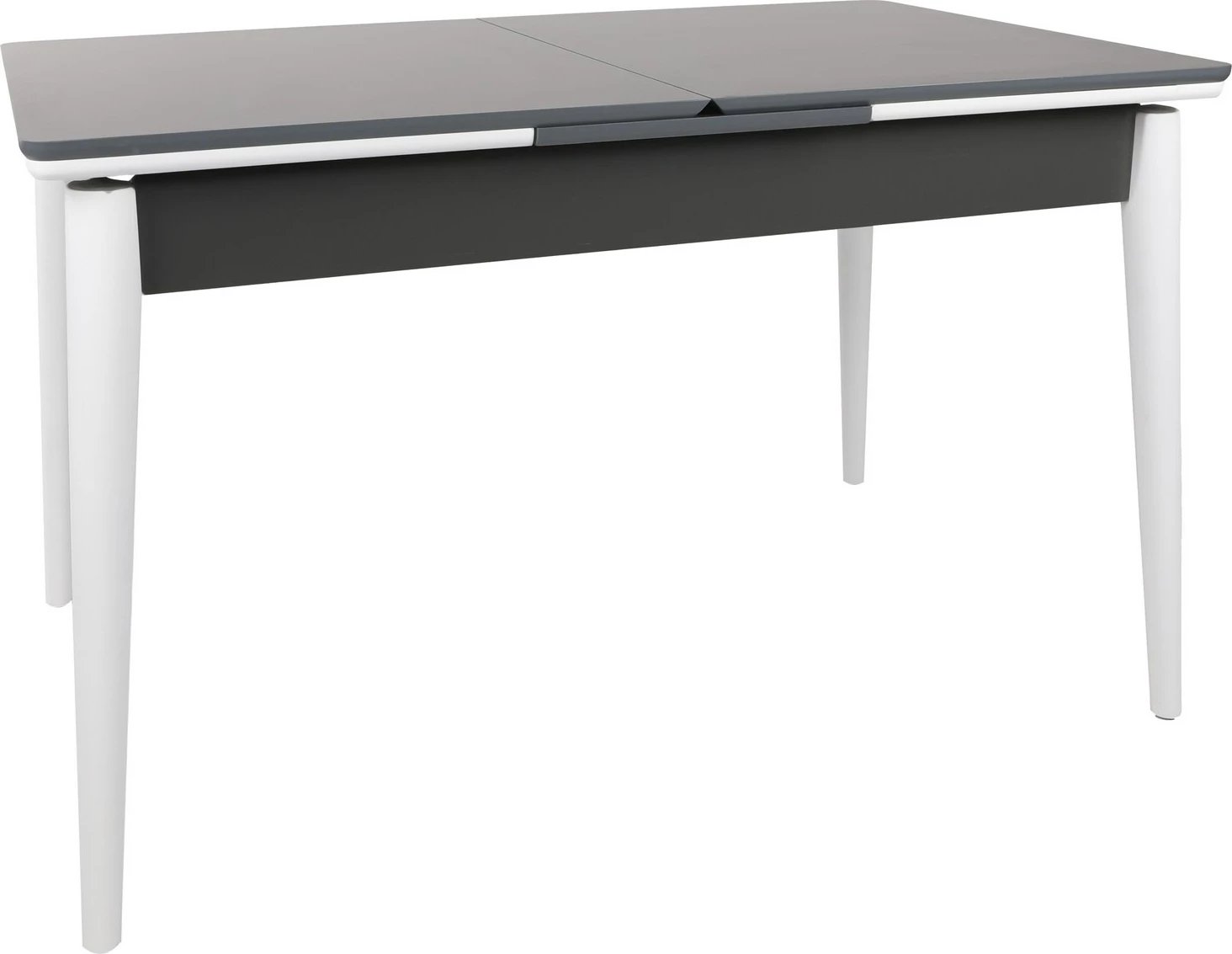 Tavolinë ngrënie me zgjatje, Skye Decor, anthracite dhe e bardhë, Sigma - 992