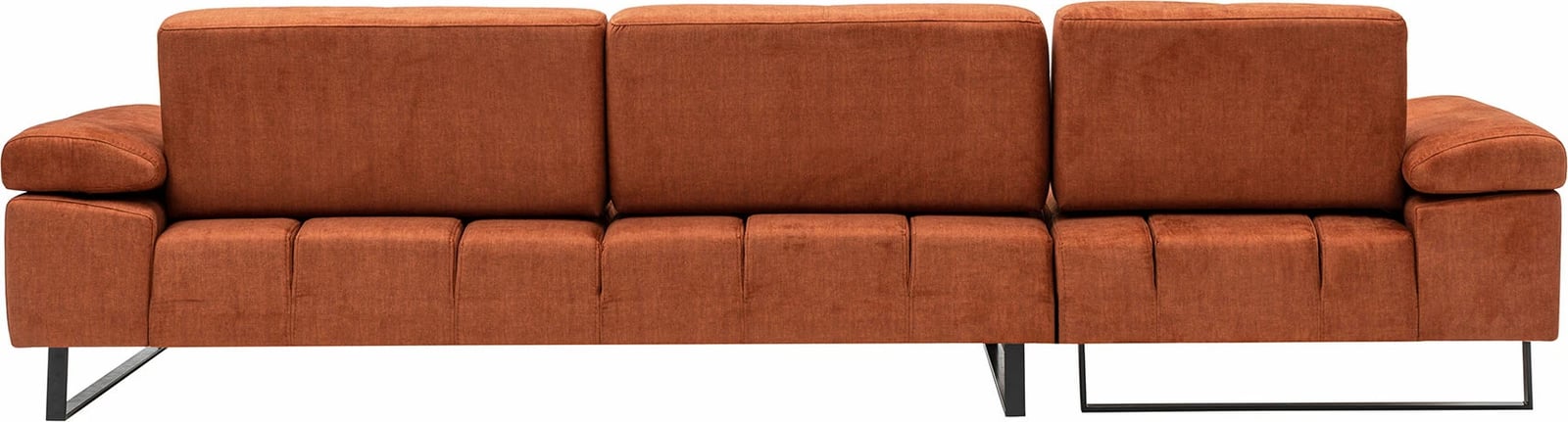 Këndare Atelier del Sofa Mustang, e madhe, kënd i majtë, portokalli