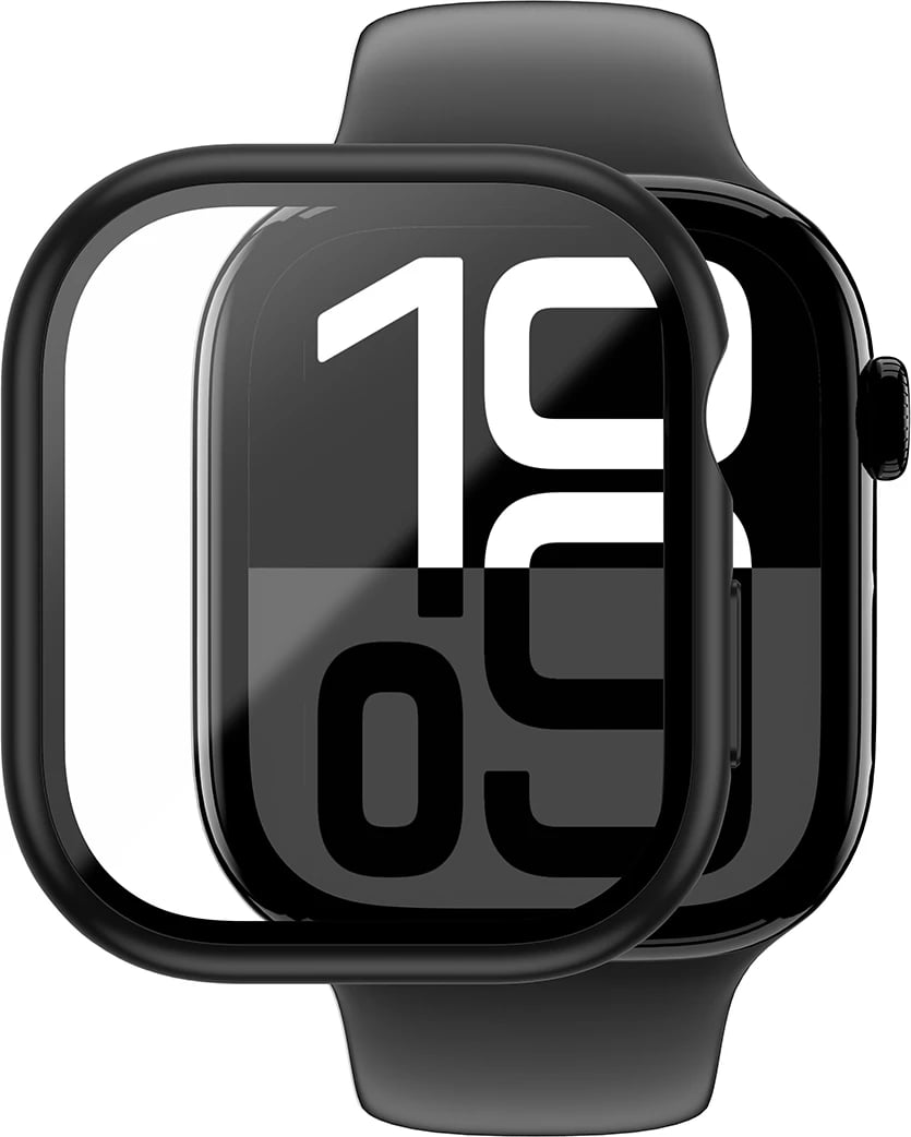 Mbështjellës AmazingThing Radix Glass për Apple Watch 42mm, i zi