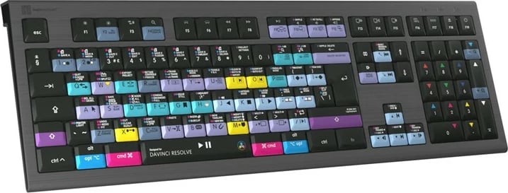 Tastierë LogicKeyboard Astra 2 Davinci Resolve UK Mac