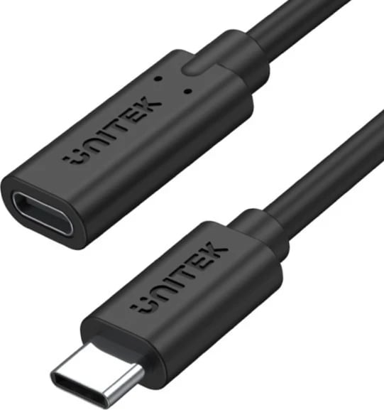 Zgjatës USB-C Unitek, i zi