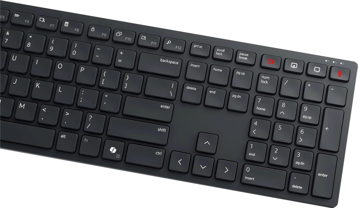 Tastierë DELL KB525C, full-size, USB, plunger key switch, QWERTZ, e zezë