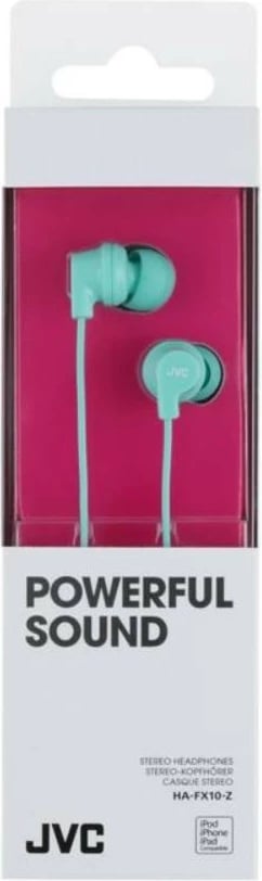 Kufje JVC HA-FX10, in-ear, 3.5mm, pa mikrofon, Azure