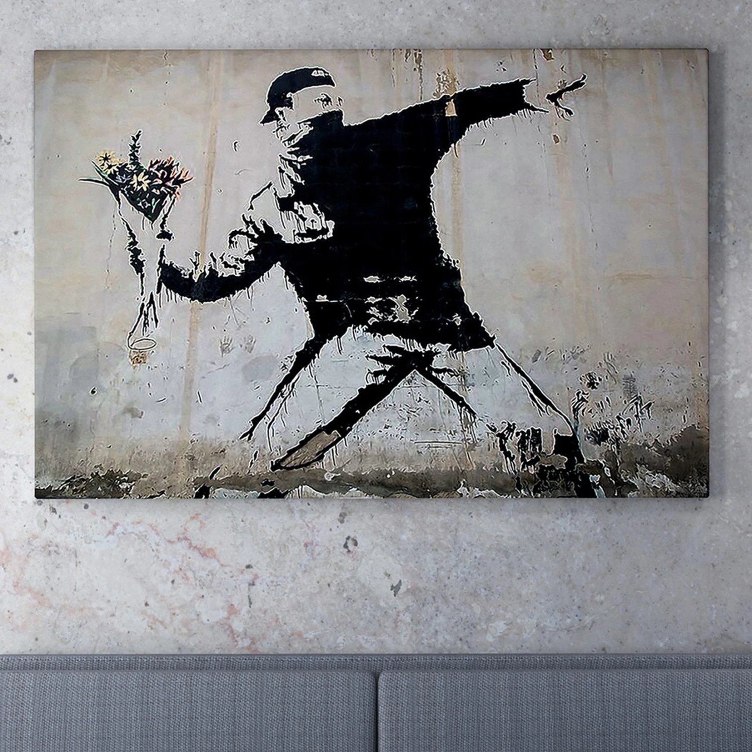 Pikturë muri GOBI, kanavacë e printuar, 70x3x50cm