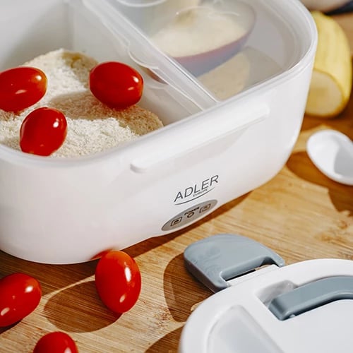 Kuti dreke elektrike, Adler, AD 4474, 1L, 50W max, me 2 ndarje dhe lugë, gri