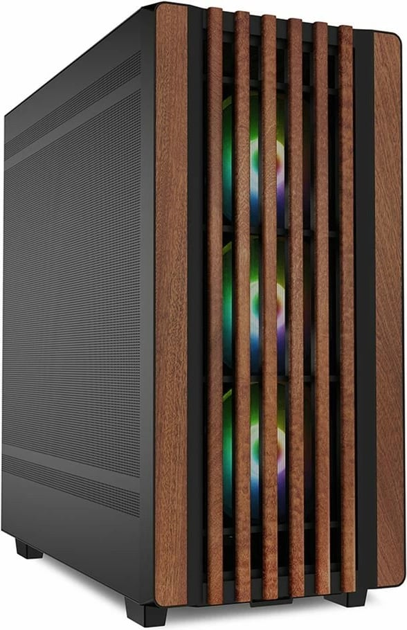 Kasë Sharkoon Rebel C70M RGB midi tower, e zezë