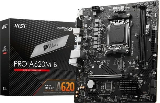 Pllakë amë MSI PRO A620M-B, Socket AM5, micro ATX, DDR5