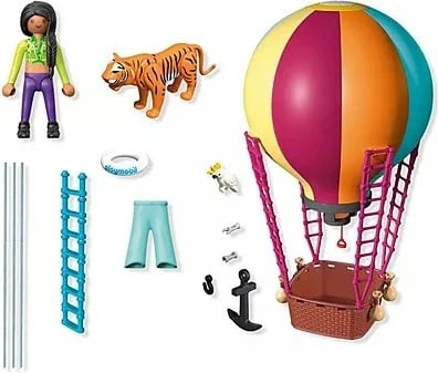 Set lodrash Playmobil Animals & Friends 71853 me balonë dhe figurina, shumëngjyrëshe