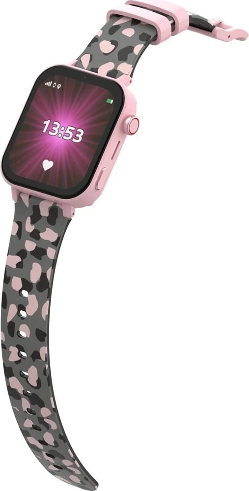 Smartwatch KIDI KiDiZ Connect për fëmijë, 4G LTE, GPS, 700 mAh, Rozë