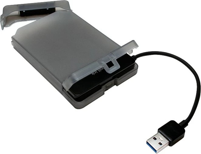 Kasë HDD/SSD LogiLink AU0037, 2.5", Serial ATA III, USB, Gri