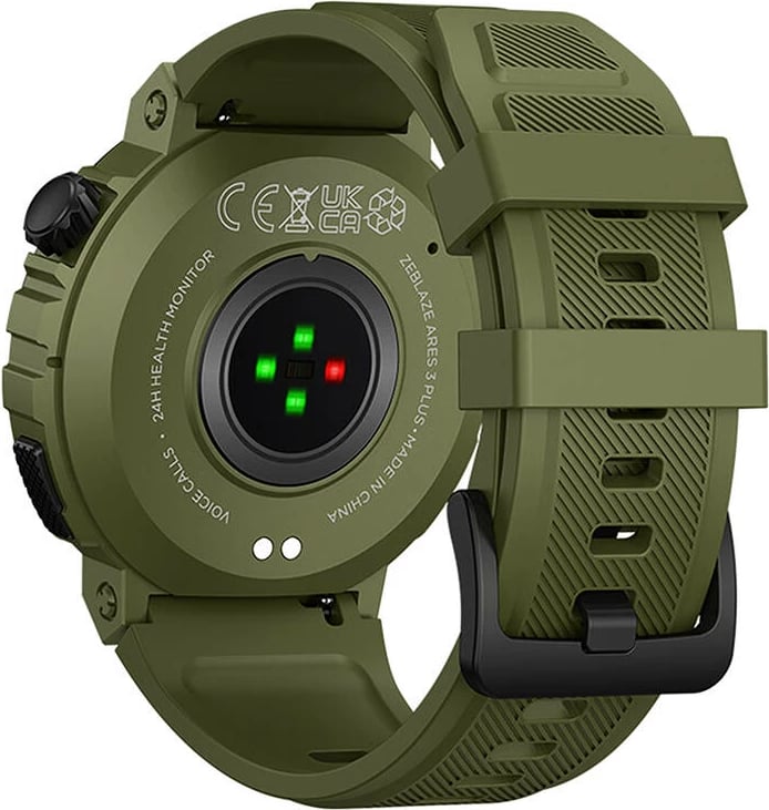 Smartwatch Zeblaze Ares 3 Plus, 1.43'' AMOLED, 280 mAh, i gjelbër