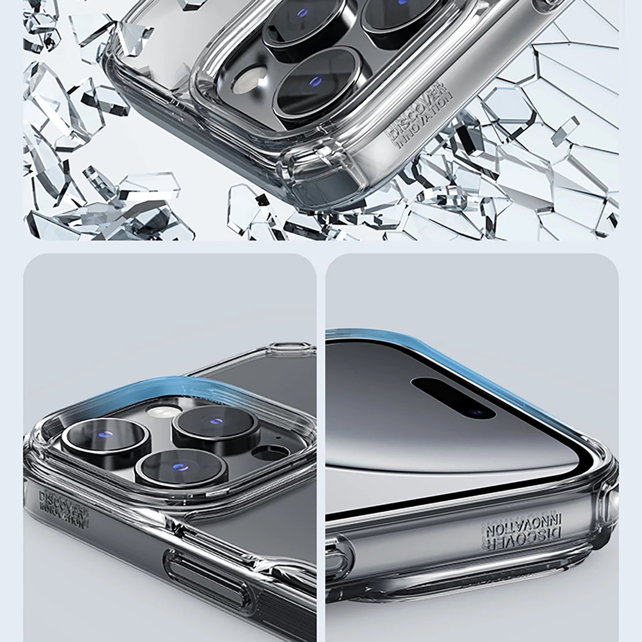 Mbështjellës Nillkin Nature Pro Magnetic për iPhone 16 Pro, MagSafe, Transparent & Bardhë Mbështjellës Nillkin Nature Pro Magnetic për iPhone 16 Pro, MagSafe, Transparent & Bardhë