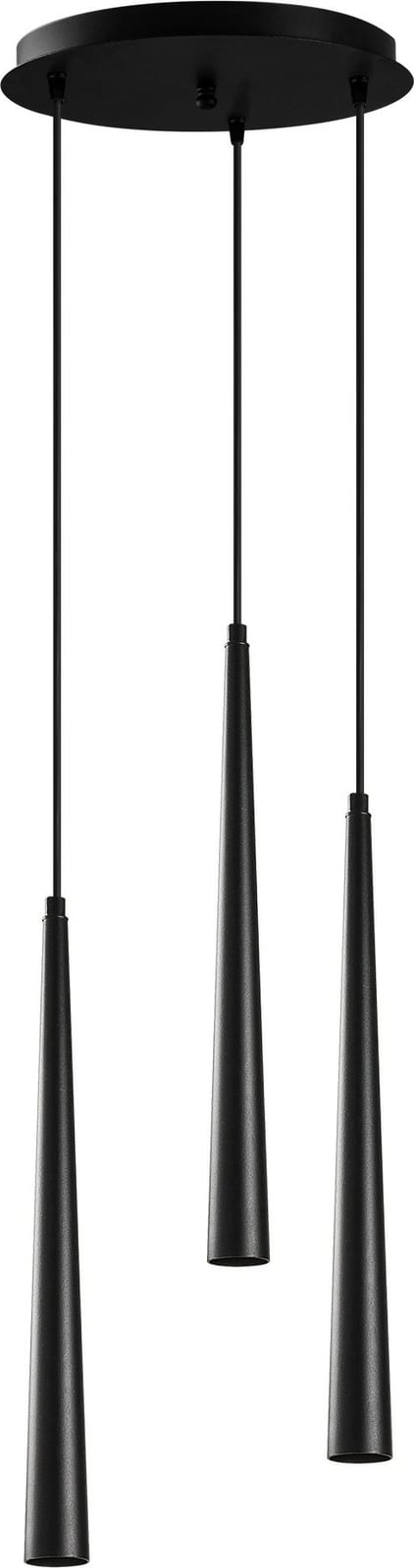 Llambë tavani moderne, ngjyrë e zezë, Opviq Uğur-6072