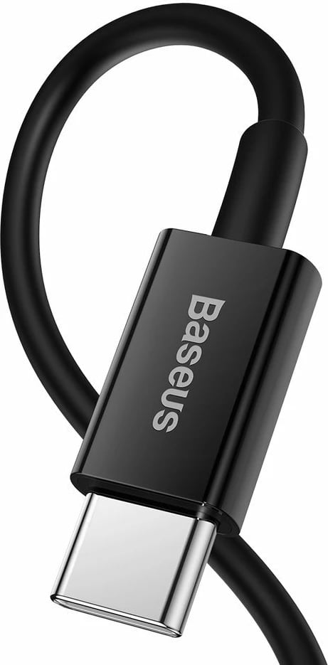 Kabllo Baseus Superior Series CATLYS-A01, USB-C në Lightning, 1m, 20W, e zezë