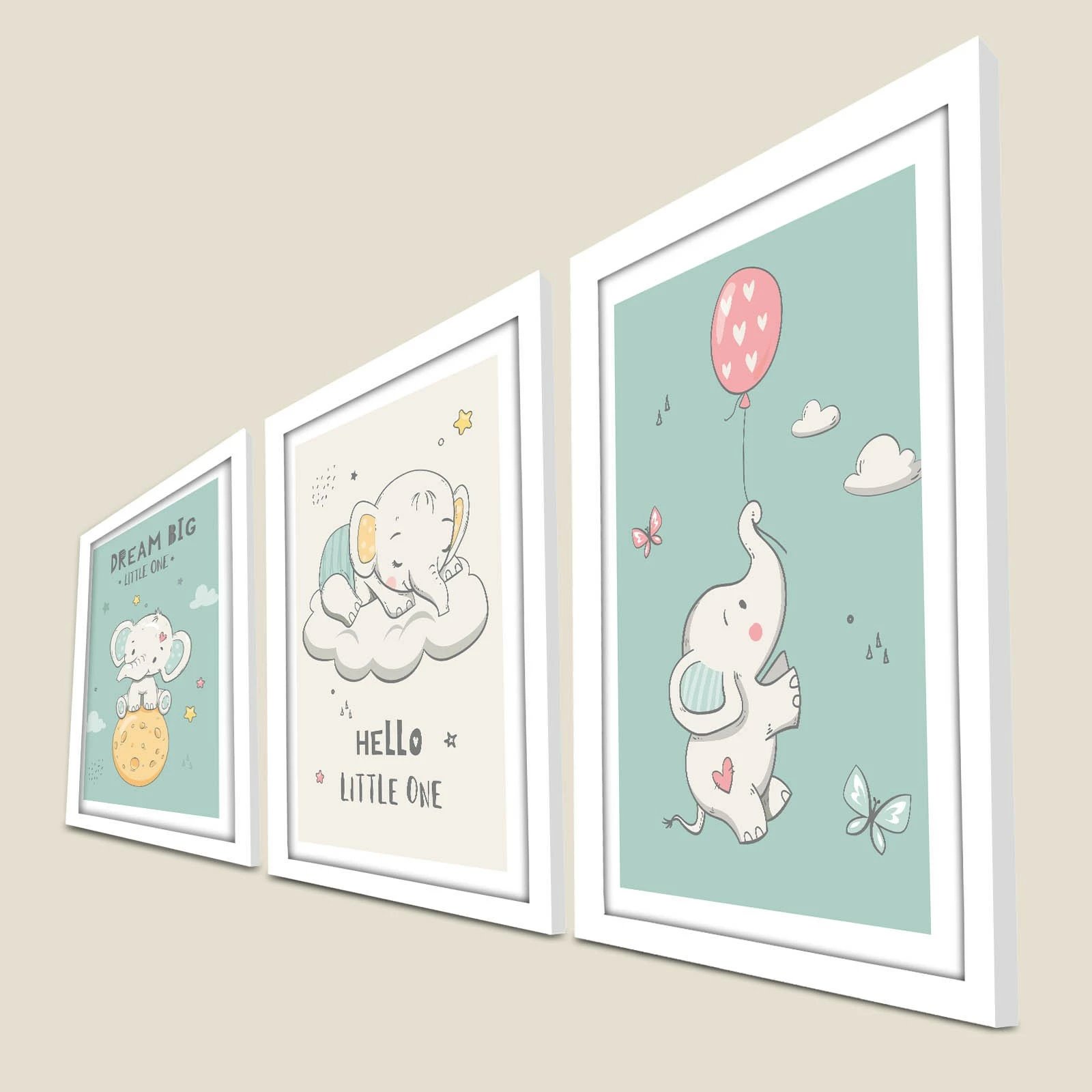 Pikturë dekorative me kornizë MDF (3 copë), Wallity, 3P3853BCT-001