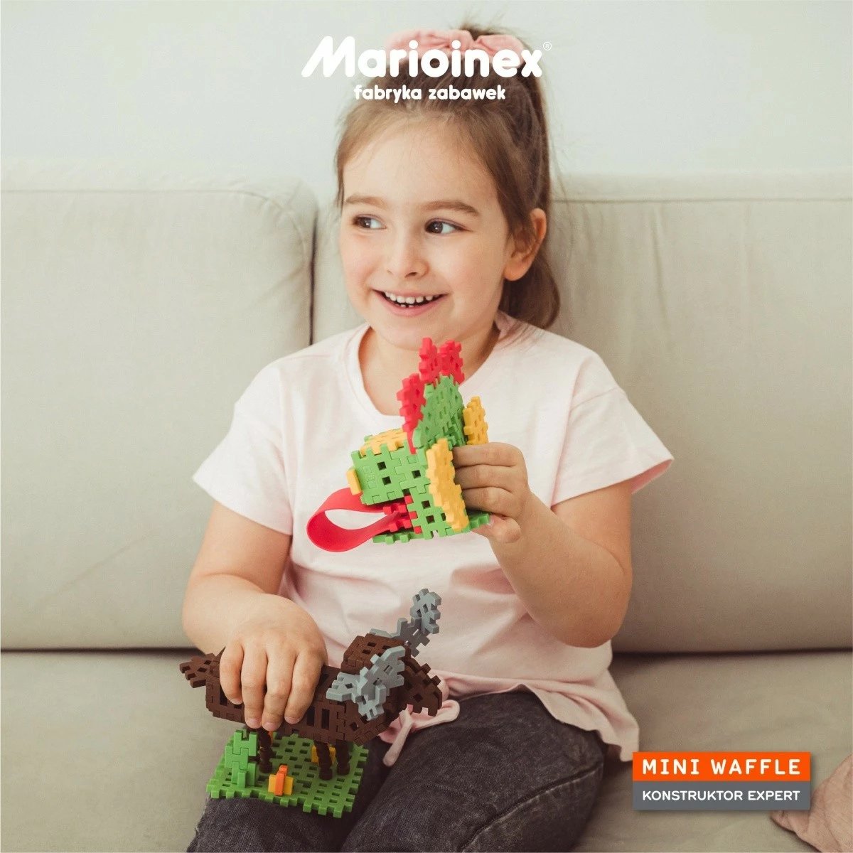 Set ndërtimi Marioinex Mini Waffle Constructor Expert, 501 pjesë, plastikë, për fëmijë