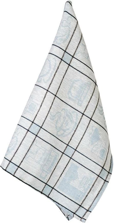 Peshqir kuzhine NEXT Coffee, liri, 45x65cm, blu