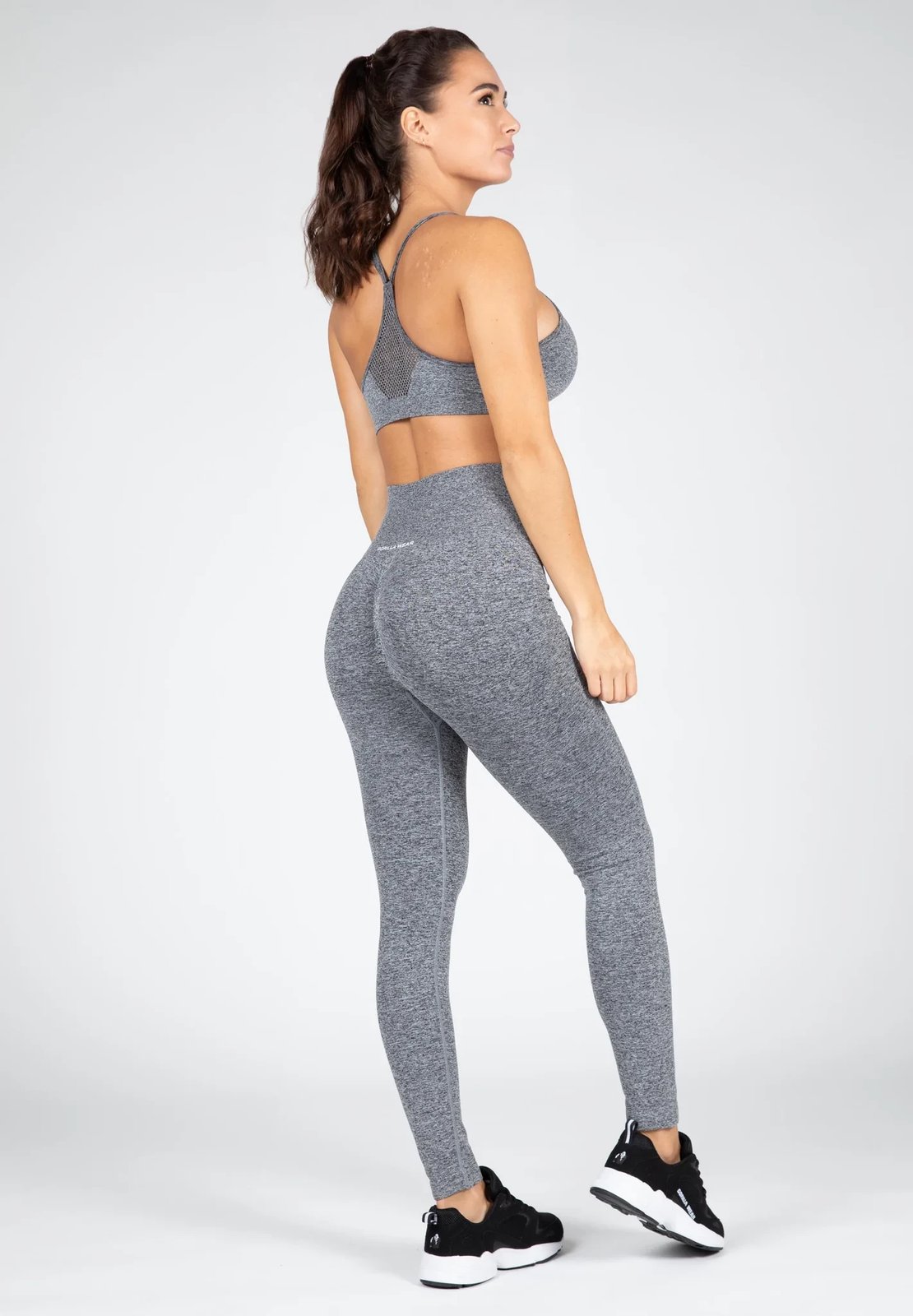 Quincy Seamless Sports Bra - Gray Melange