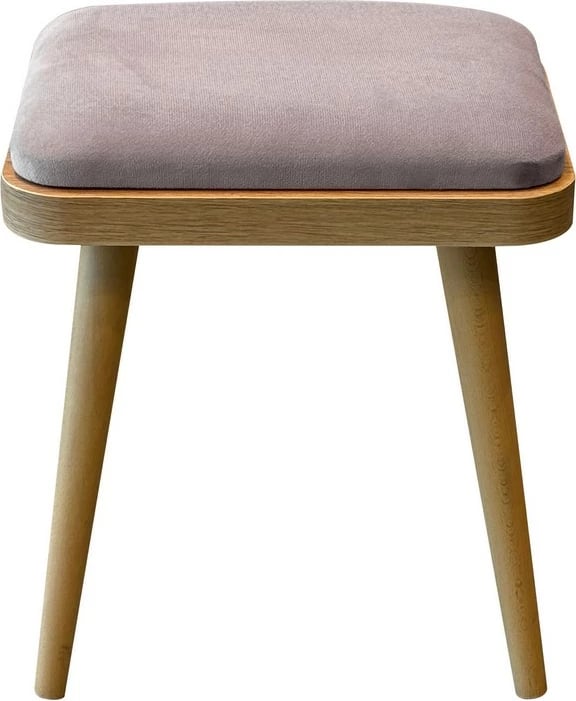 Set 2 karriga të ulëta Skye Decor, Vina Mini 0701, ngjyrë lis, gri Soho