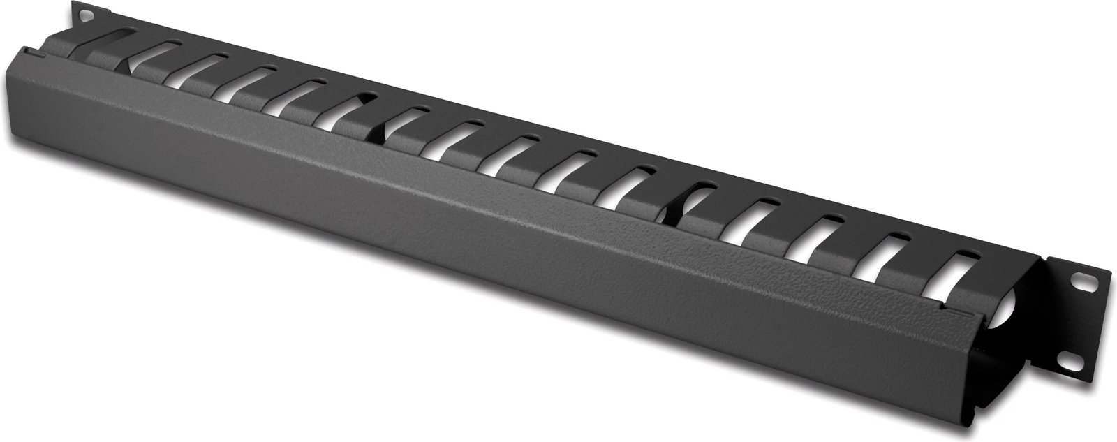 DIGITUS Panel menaxhimi kabllosh me kapak të heqshëm për kabina 483 mm (19”), 1U