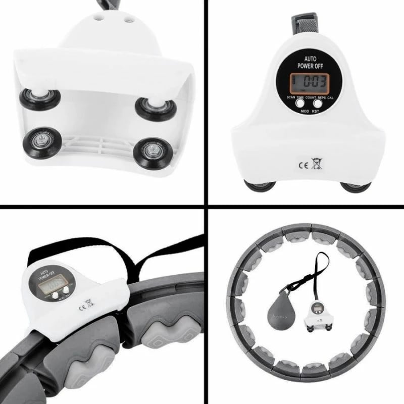 Hula hoop fitness HMS, e zezë