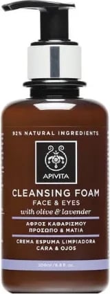 Shkumë pastruese fytyre Apivita Cleansing Foam Cream unisex 200ml