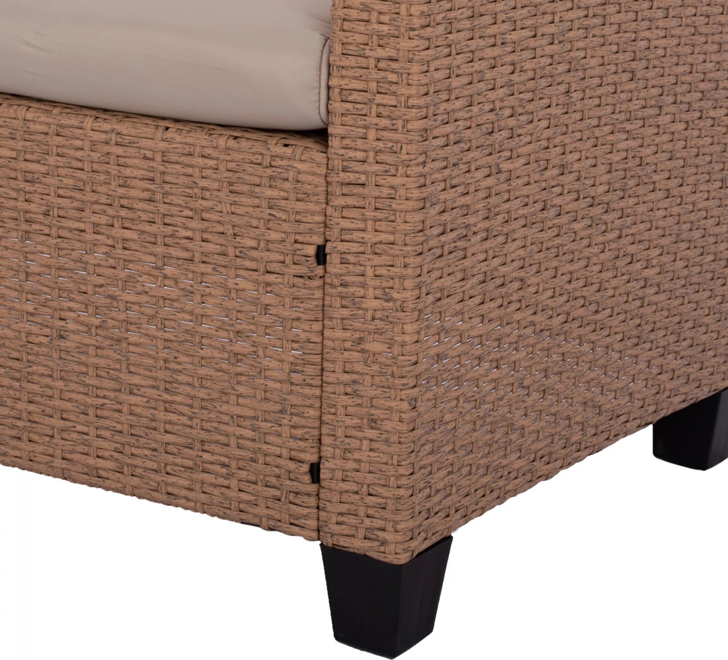 Set salloni këndor i djathtë me kafe Wicker FH5756.02