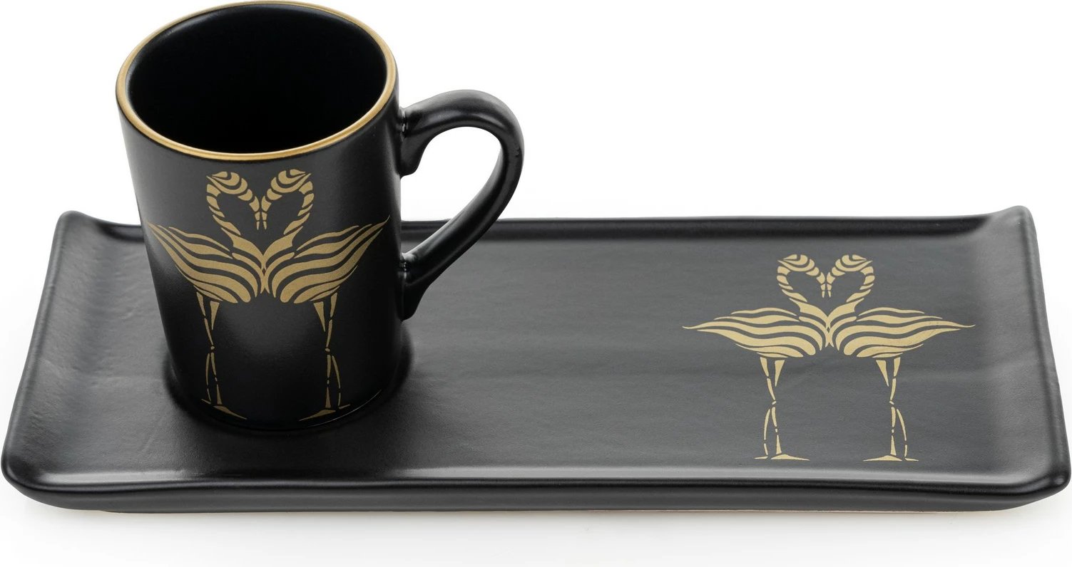 Set filxhanësh kafeje (2 copë), Hermia Concept, ngjyrë e zezë mat, ST630002F956A354800MAKT100