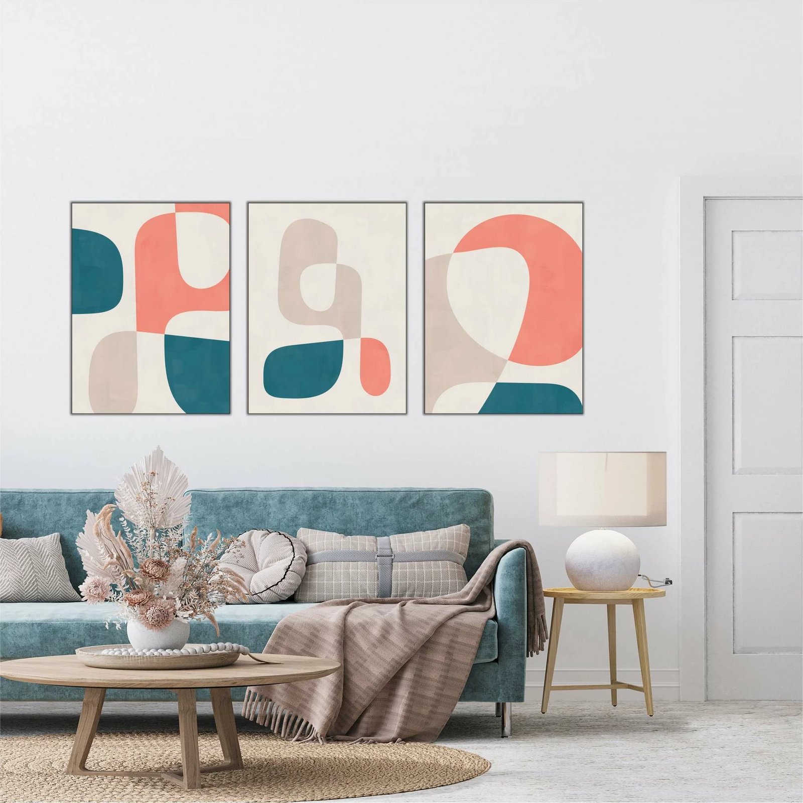 Pikturë dekorative MDF (3 copë), Wallity, MDF - 00114