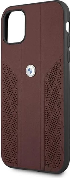 Mbështjellës BMW BMHCN61RSPPR për iPhone 11/XR, Hardcase, Lëkurë, Kuq