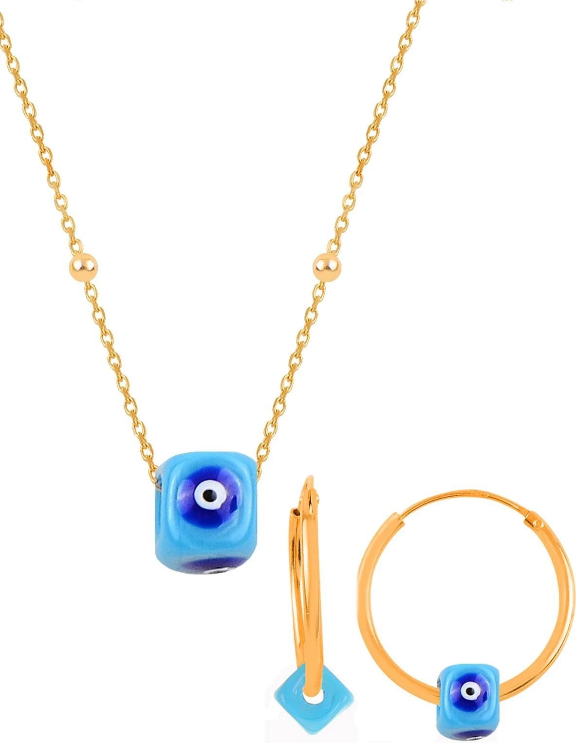 Set varëse me vathë, argjend 925, ngjyrë ari, Jumeon 11298G