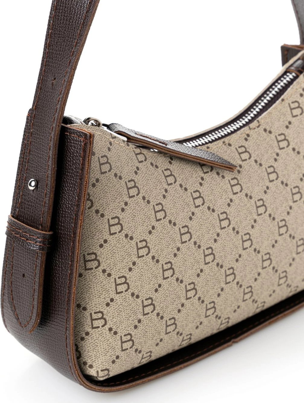 Çantë krahu Lucky Bees, krem, kafe