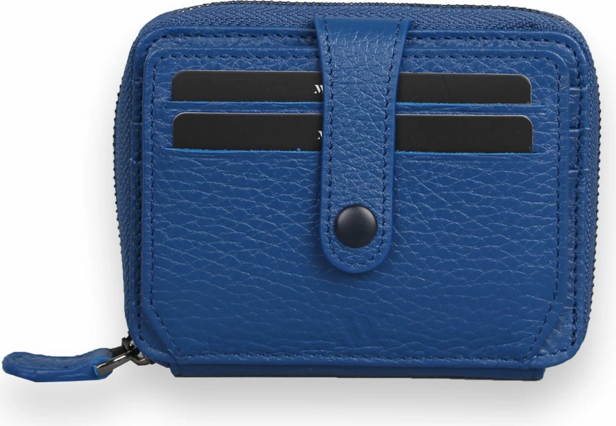 Portofol lëkure, ngjyrë sax blue, Zoozie Bags, 4267