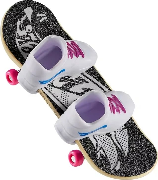 Deskorollkë gishti Hot Wheels Skate Glacier Grind me këpucë gishti, shumëngjyrëshe