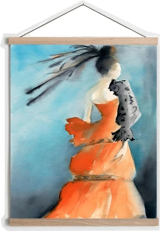 Pikturë dekorative me kornizë, shumëngjyrëshe, Wallity, MRG47, 50x70cm