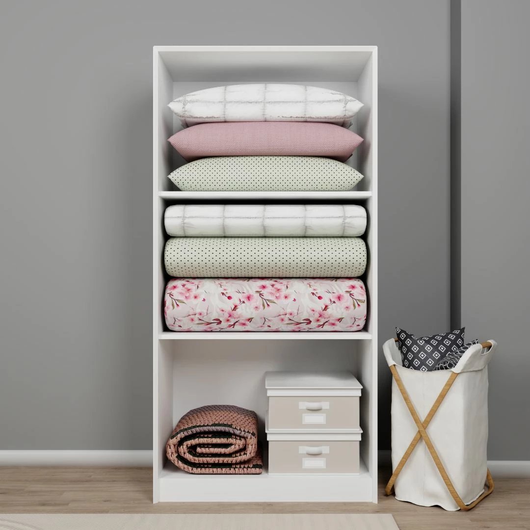 Dollap shumëpërdorimësh, ngjyrë e bardhë, Skye Decor Lucas 1600-80