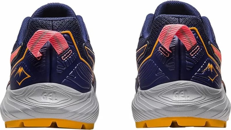 Atlete për femra Asics, blu marine dhe portokalli