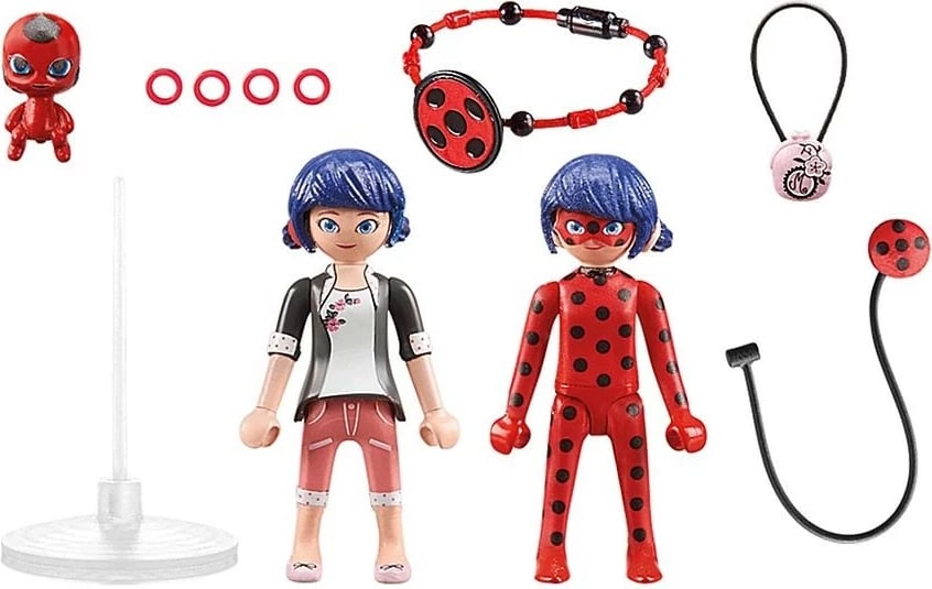 Set figurina Playmobil Miraculum Marinette & Biedronka 71336 me aksesorë