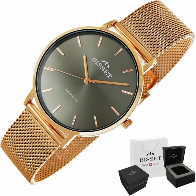 Orë dore për femra Bisset, rozë gold