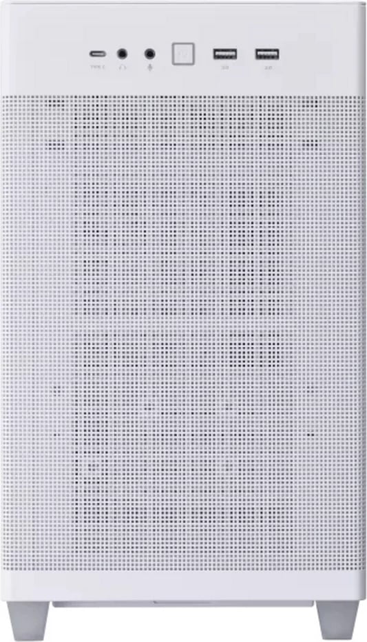 Kasë Asus Prime AP201 90DC00G3-B39010 microATX mesh, USB-C përpara, e bardhë